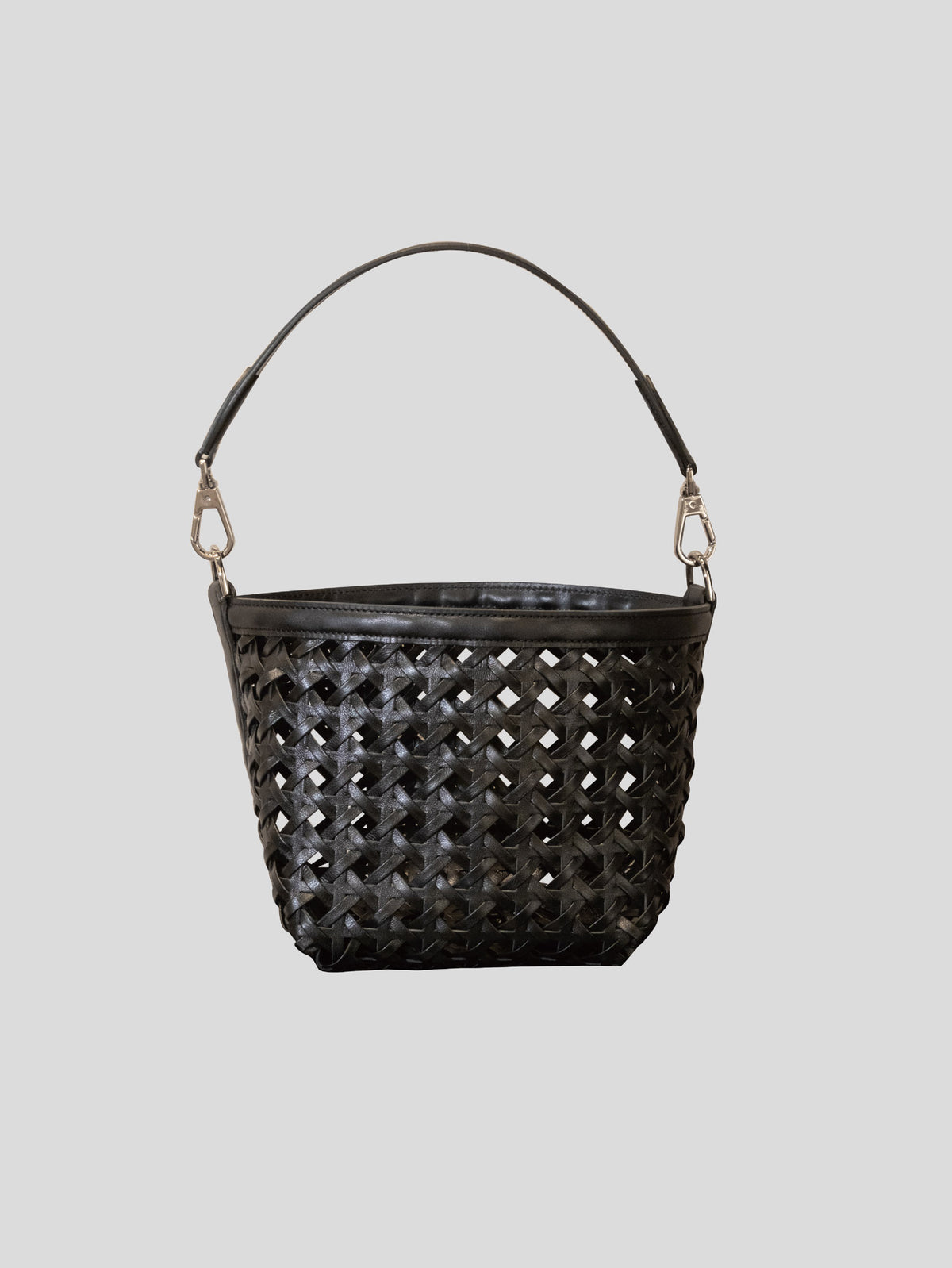 LEATHER MESH BASKET / POP-UP
